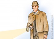 Illustrated company employee Alphons made in Adobe Illustrator
