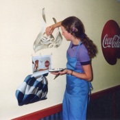 Coca Cola wallpainting | Proces